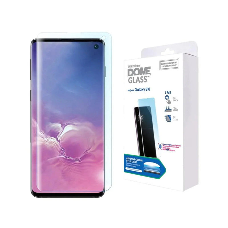 Whitestone Dome Glass Samsung Galaxy S10 Screen Protector - واقي شاشة